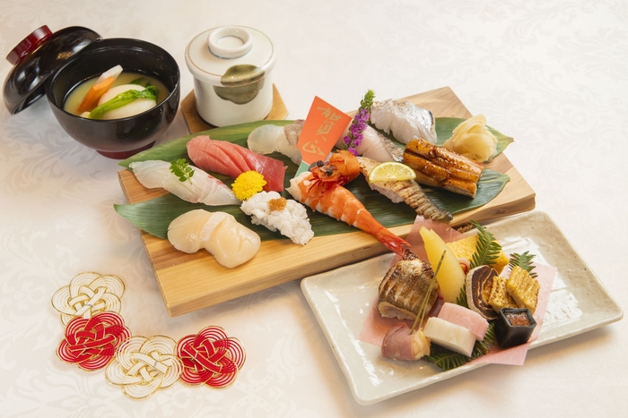 ▲『新春青海波青の舎特撰握り10貫』