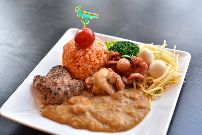 キッズジュラシックプレート ~足跡バーグカレー~