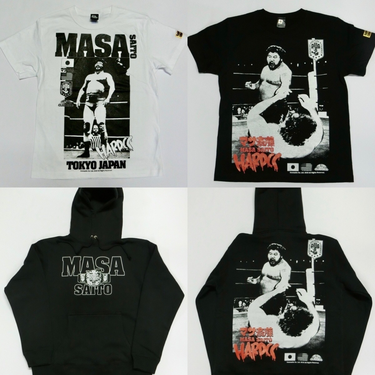 ザ・レスラー」マサ斎藤×コアチョコ再び！ Tシャツ2種とパーカ1種が11