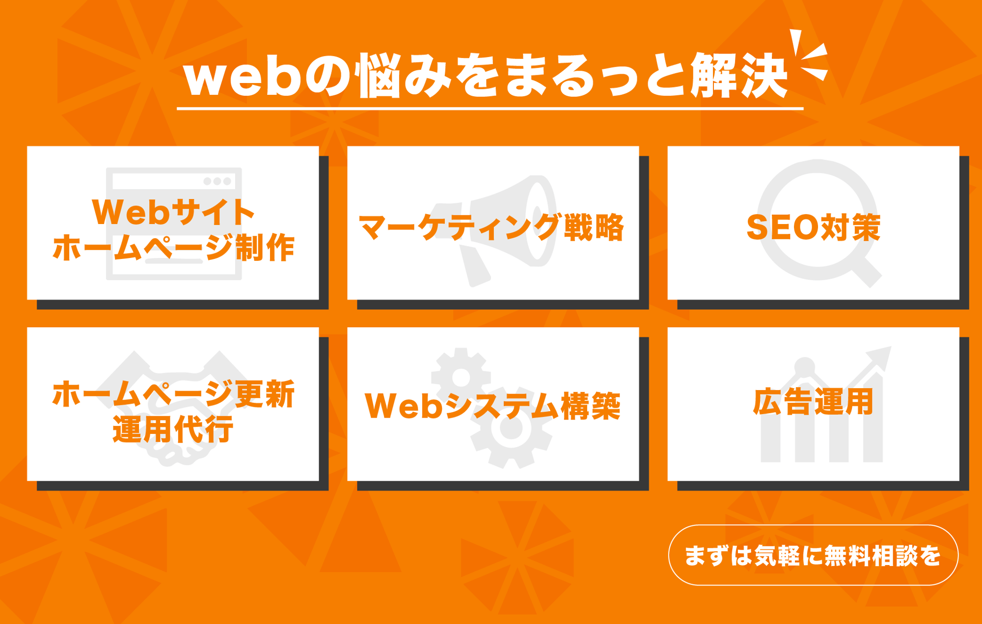 Webの悩みをまるっと解決