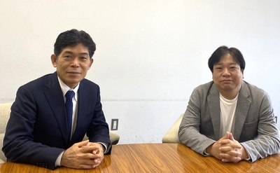 柳川 範之氏と代表取締役社長ＣＥＯ 小田