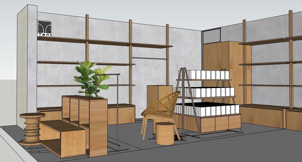 Tani 阪急メンズ東京店 店舗イメージ図