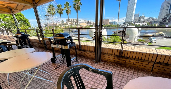 横浜・みなとみらいの景色を一望できる緑地エリア