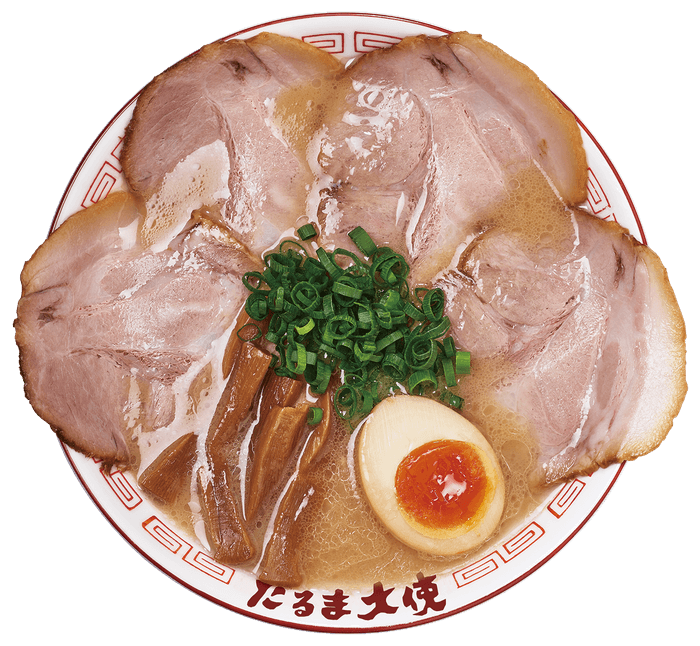 群馬豚骨らーめん だるま大使 肉増し 1,200円(税込)