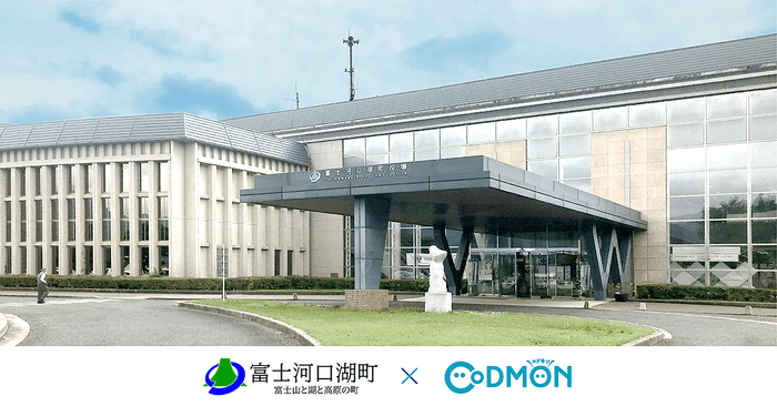 富士河口湖町×コドモン メインビジュアル