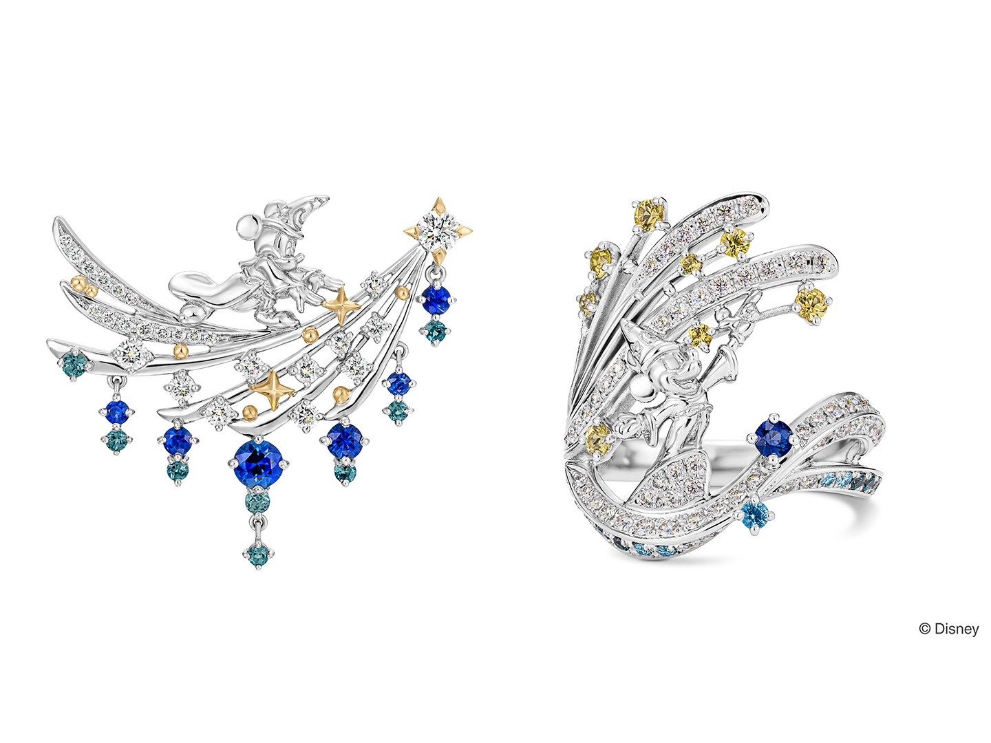 ディズニー・アニメーション映画『ファンタジア』85周年記念 ケイウノから新作プレミアムジュエリー2種類を発売