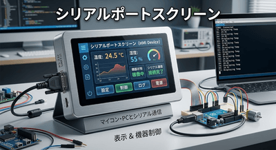 図. シリアルポートスクリーンの製品画像