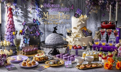 重ねると色が変わるクッキーやビーツを使った漆黒のドリアなど全35種 ハロウィーンスイーツビュッフェ「Magical Party～秘密の謎解きスイーツ～」9月6日（土）から開催