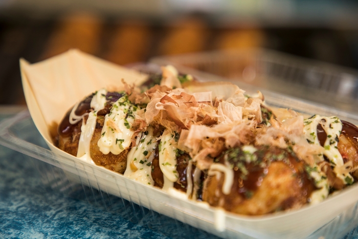 北海道のタコを使った和風だしのとろとろたこ焼き ¥500