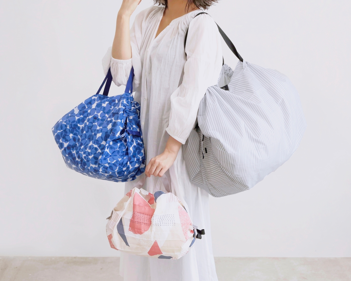 「Shupatto コンパクトバッグ」3サイズ(S/M/L)