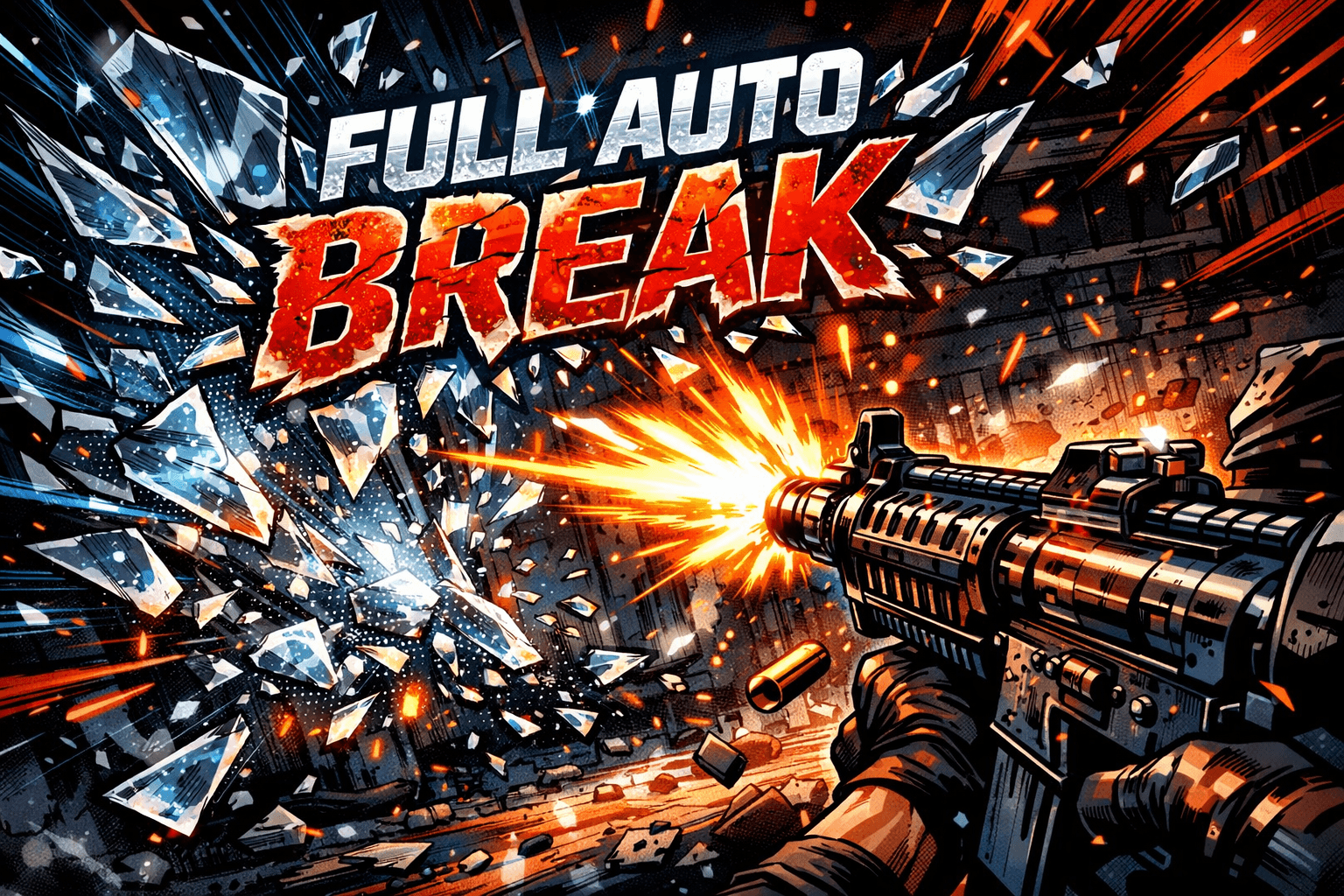 撃って壊せ。BREAK ROOM新体験『FULL AUTO BREAK』始動。