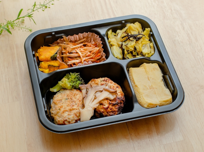 豆腐チキンハンバーグセット