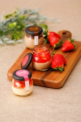 バレンタインにおすすめ！ まるでいちごのチョコレートケーキのような 「生チョコいちごプリン」を直営店とネット通販で販売開始 　～プリン専門店「萩ぷりん亭」の期間限定新商品～