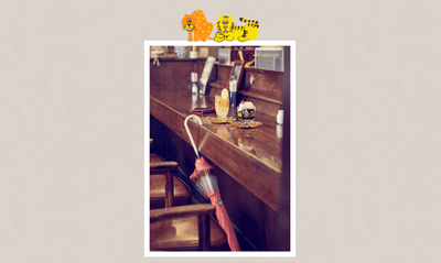 アデリアレトロ X エスタ長傘　