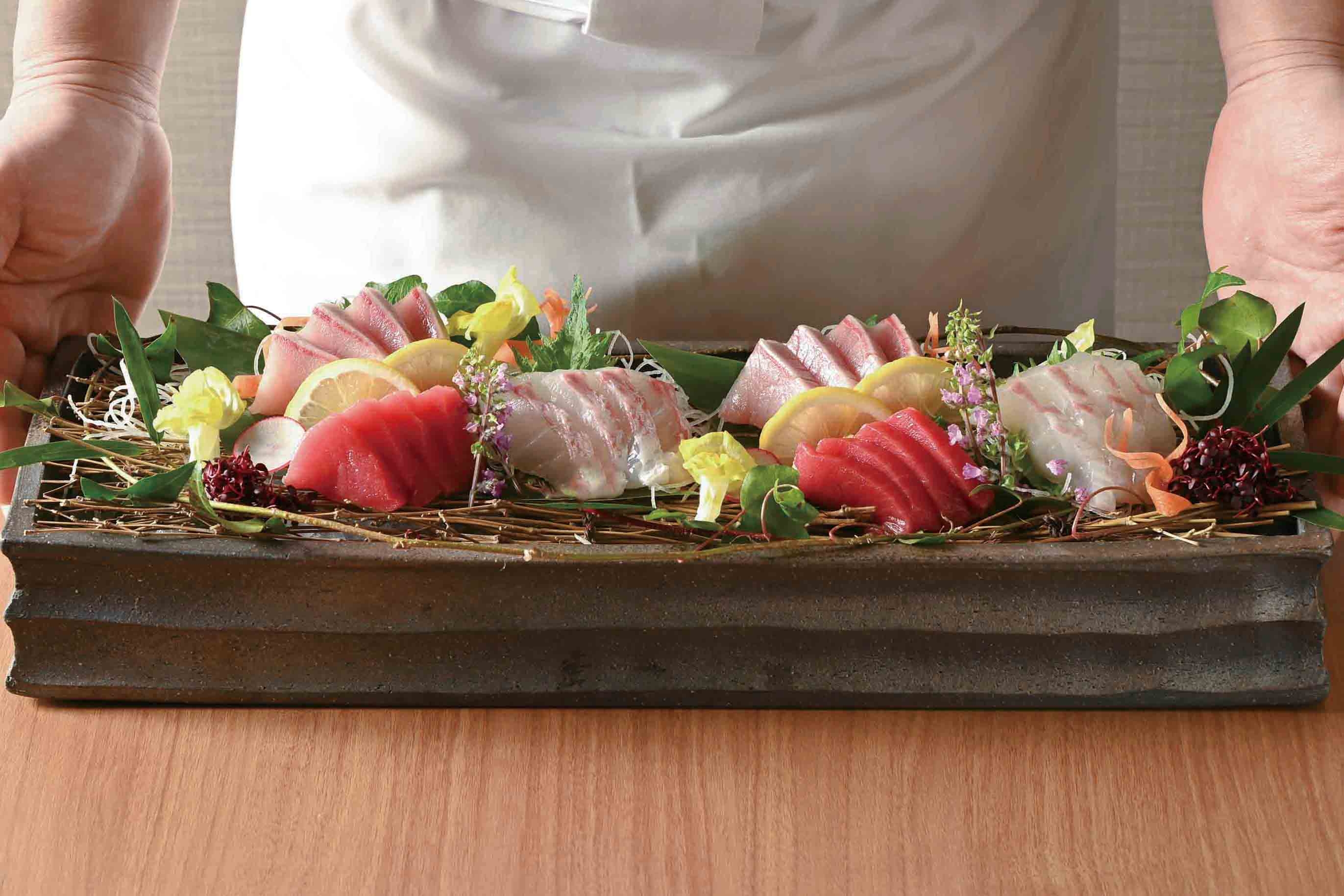 『和食 旬和席 うおまん』本日の厳選3種盛り