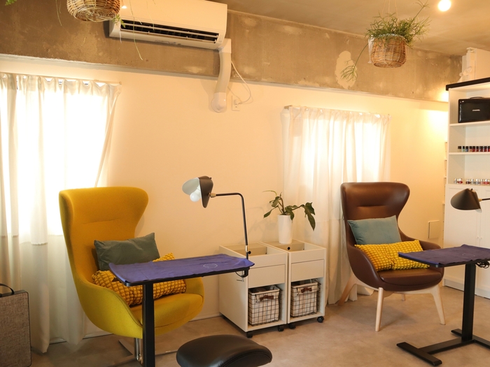 リラックスできる店内の様子