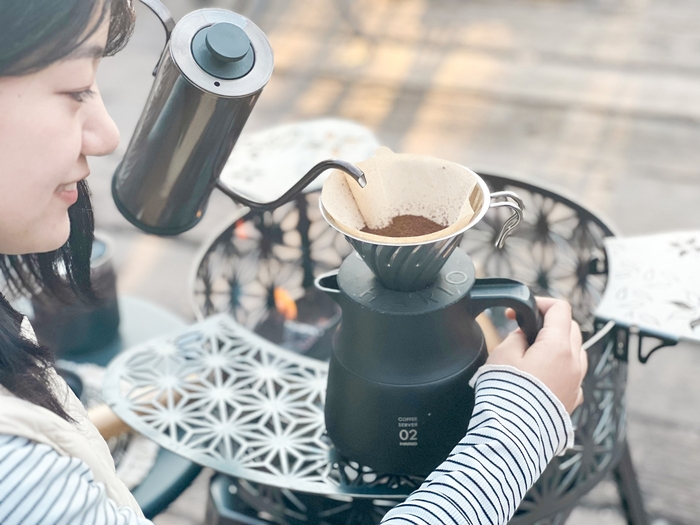 豆から挽くコーヒー