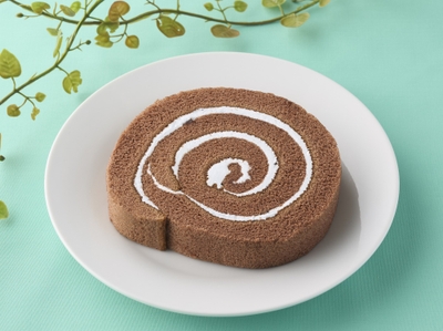しっとりチョコミントロールケーキ　イメージ画像