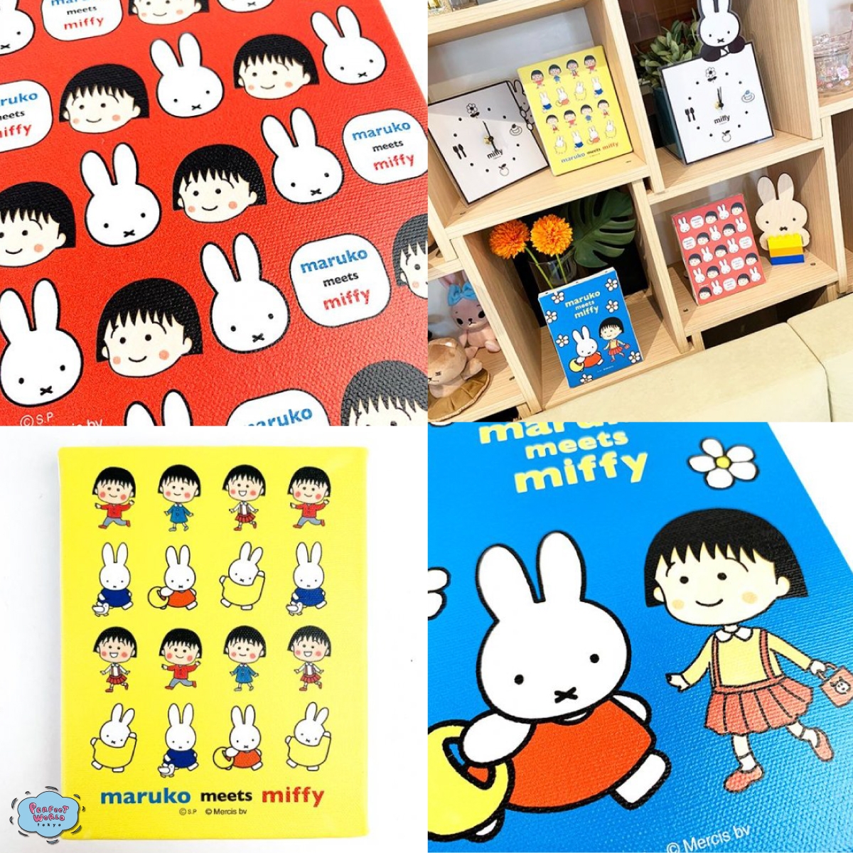 ミッフィーとちびまるこのコラボがとまらない。究極のグッズはアートそのままだよね！ということでウォールキャンバスやマウスパッドを中心にご紹介♫