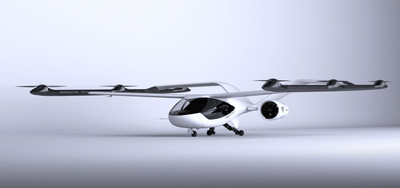 図.電気垂直離着陸（eVTOL）航空機の製品画像