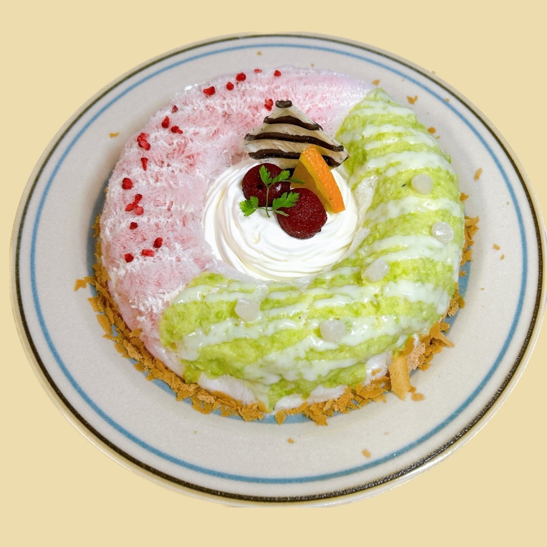 【Blue Apple】×【Ola Blue Cafe】「ずんだと赤しそのコラボ~山桃を添えて~」