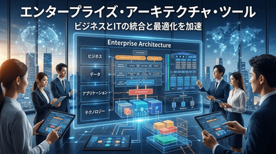 図. エンタープライズ・アーキテクチャ・ツールの製品画像