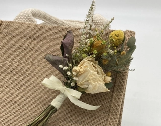 【フラワーロス削減】「ドライフラワーのコサージュバッグをつくろう」無印良品各店にてワークショップを開催しました！