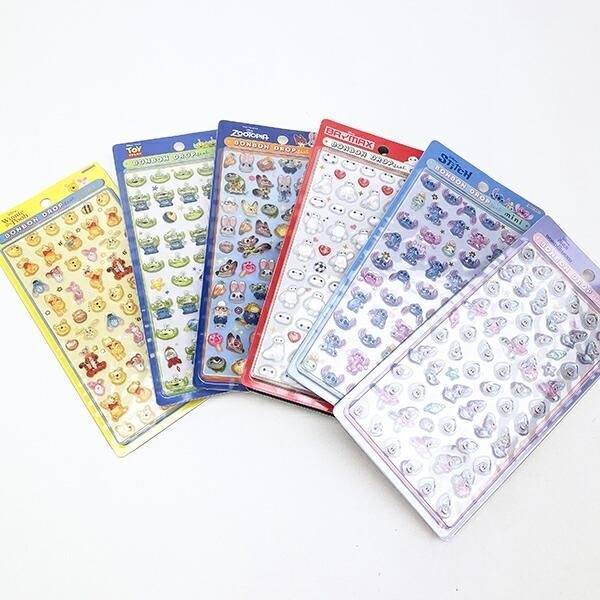 ディズニーのボンボンドロップシール