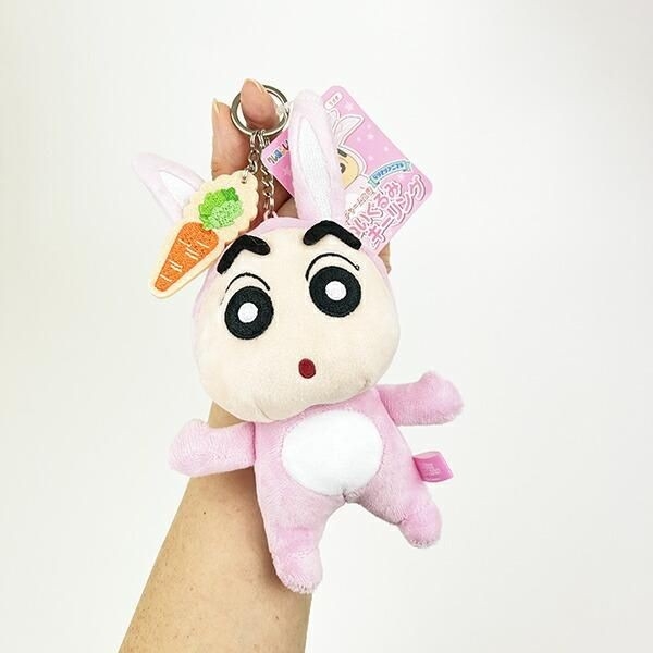 クレヨンしんちゃんの個性的なぬいぐるみキーリング