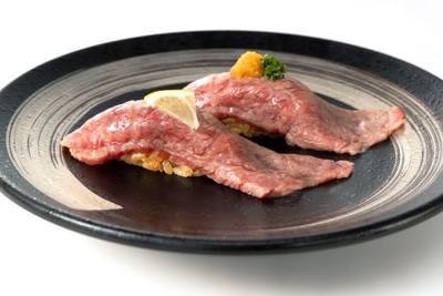 国産黒毛和牛あぶり握り