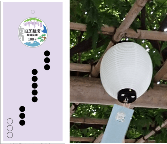 短冊と提灯(イメージ)