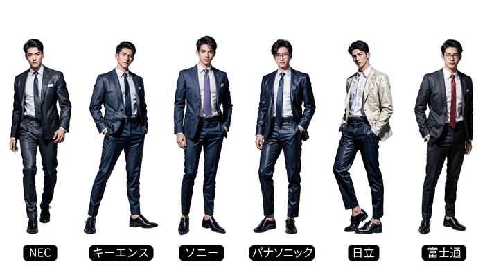 「働く男子図鑑」内の電気機器メーカー