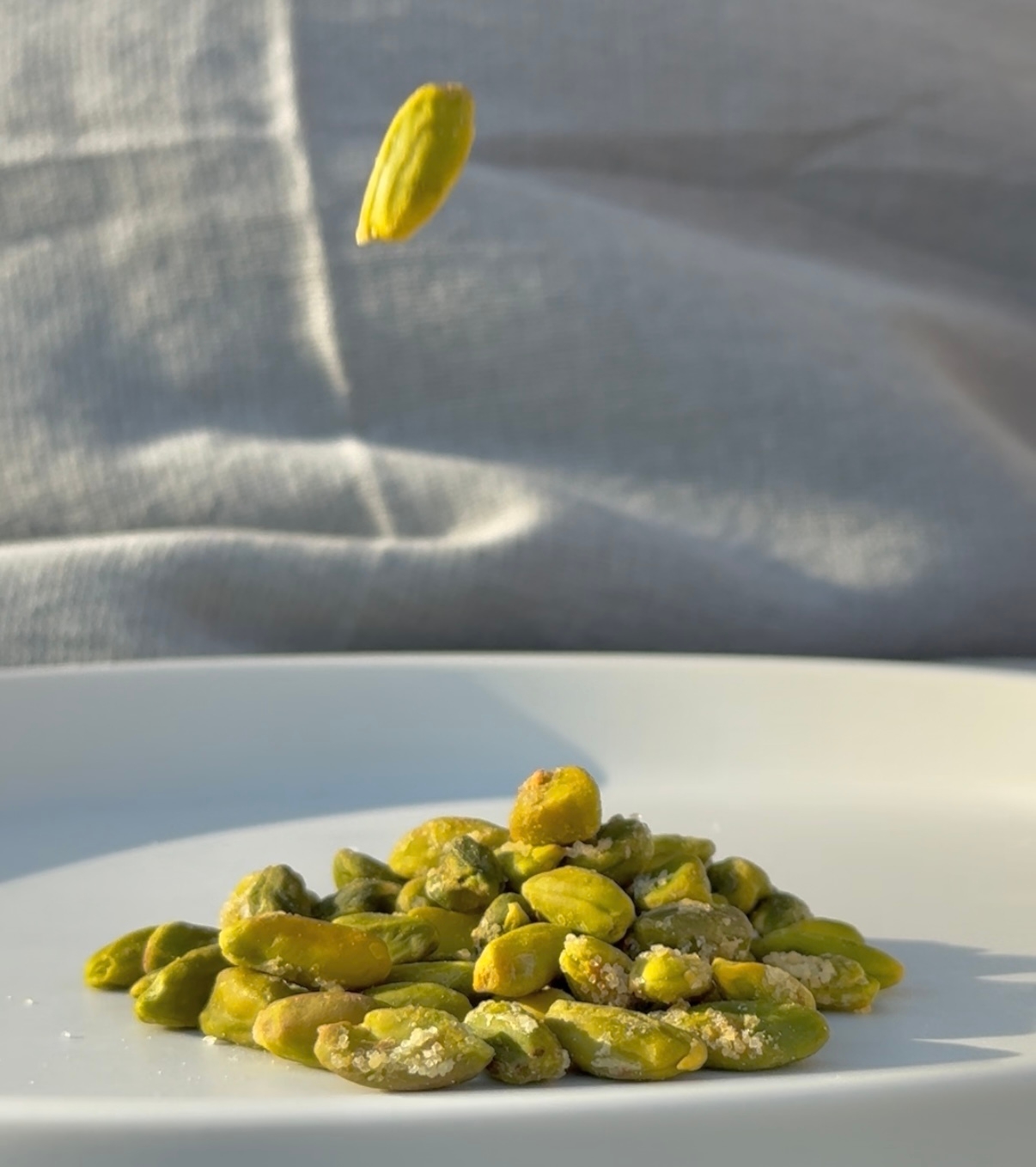 ピスタチオの砂糖コーティング