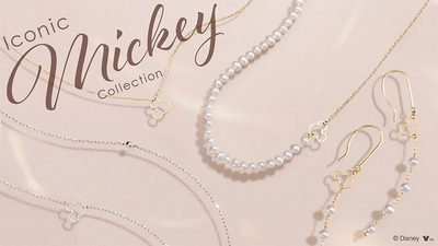 【ディズニー】ケイウノから「ICONIC "MICKEY" COLLECTION」 新作ネックレス＆ピアス全4種類7/11(金)発売