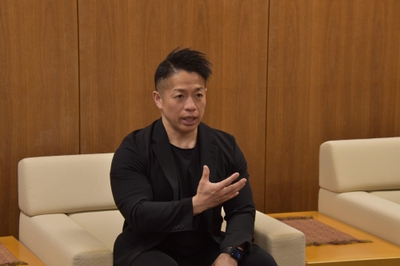 野口学長を表敬