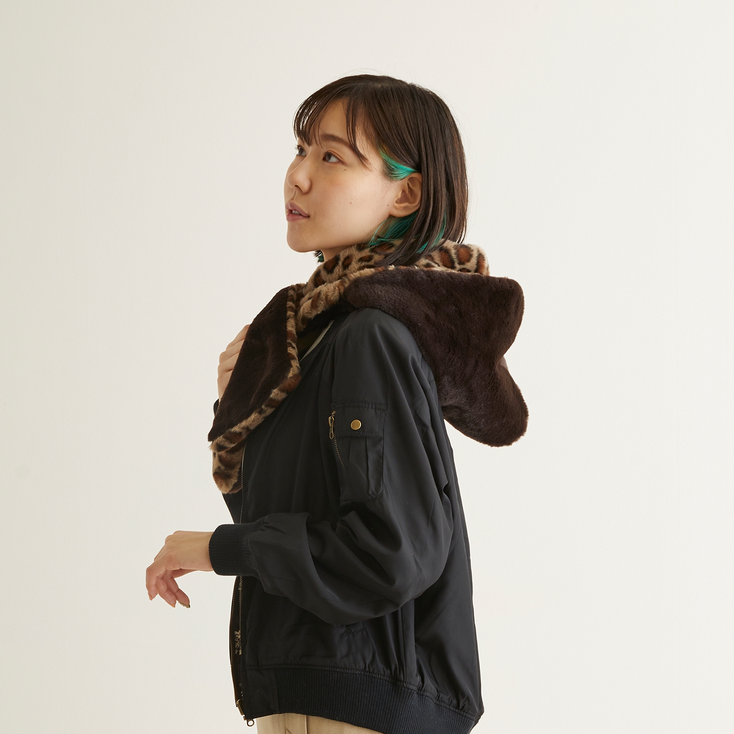 エスタ (estaa) フーディーマフラー 耳なしすっきり