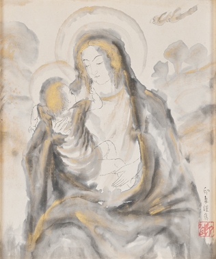 堂本印象 「マリア」 1922年 京都府立堂本印象美術館所蔵