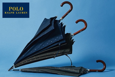 【雨傘】 ポロ ラルフ ローレン （POLO RALPH LAUREN） ロゴジャガード メンズ 長傘 
