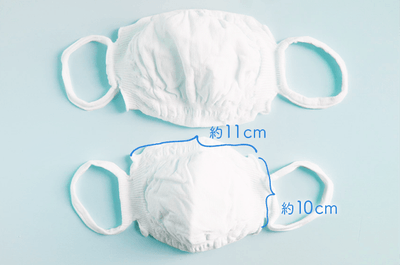 10cm×11cmと少し小さめで女性にフィット