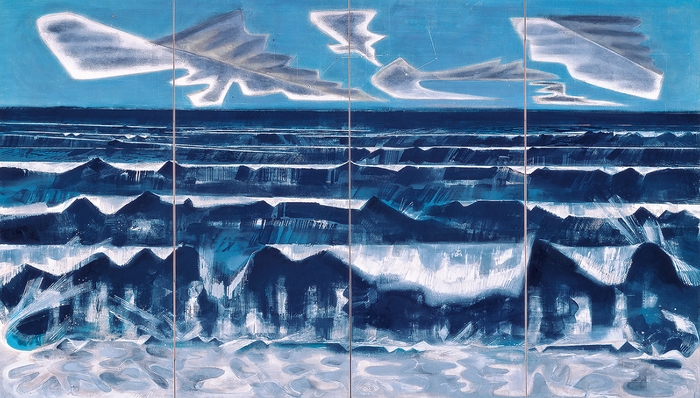 福田豊四郎《濤》1938年 秋田県立近代美術館蔵