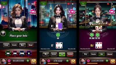 iOS/Android向け、究極のブラックジャックが楽しめるアプリ 「Blackjack 21 - Dealer Queens」3月4日提供開始