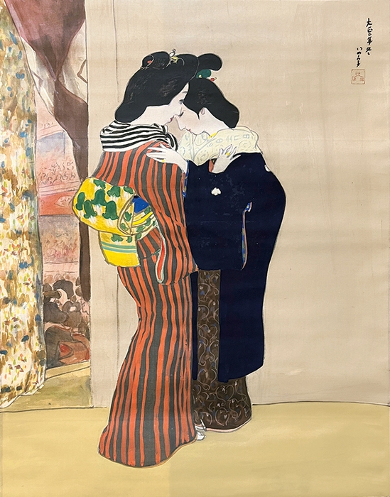 堂本印象「クラスメート」1913年 京都府立堂本印象美術館蔵