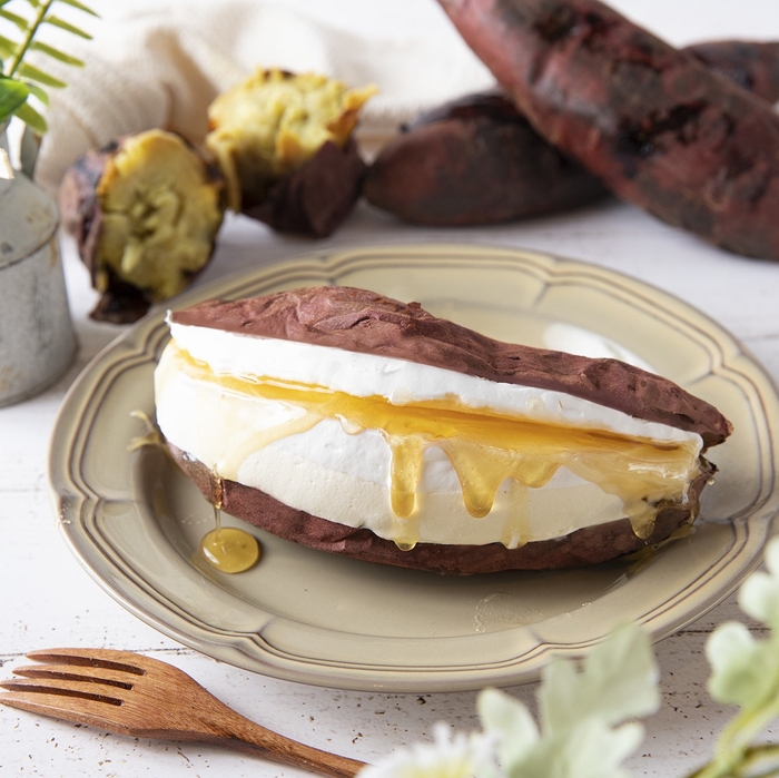 紅天使の焼き芋 チーズと生はちみつ