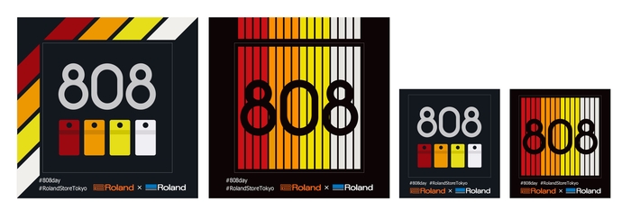 数量限定のTR-808オリジナルステッカー