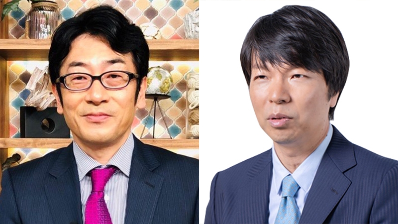 左:矢嶋康次氏(ニッセイ基礎研究所) 右:青山和弘氏(政治ジャーナリト)