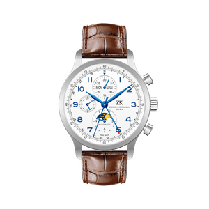 こちらはすっきりした白文字盤！