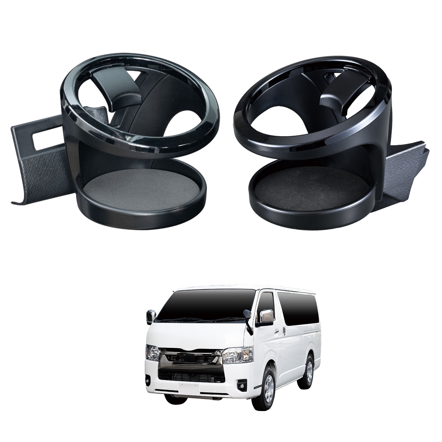 200系 ハイエース　新品ドリンクホルダー　 200系 ハイエース専用 ドリンクホルダー 運転席用 SY-HA1