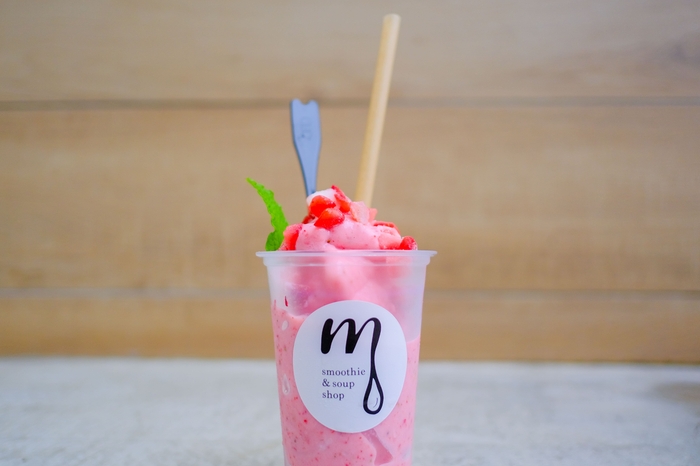 スムージーショップ「mellow」期間限定イチゴスムージー