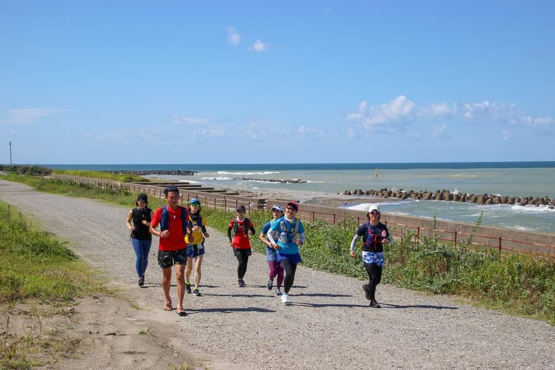 GPSアート制作中の様子 2