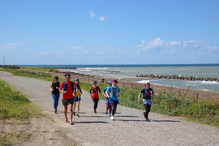 GPSアート制作中の様子 2